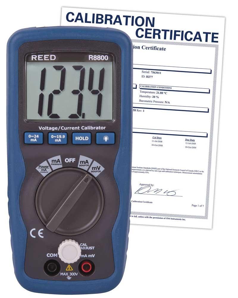 REED R8800-NIST Voltage/Current Calibrator<span class=' ItemWarning' style='display:block;'>Item is usually in stock, but we&#39;ll be in touch if there&#39;s a problem<br /></span>