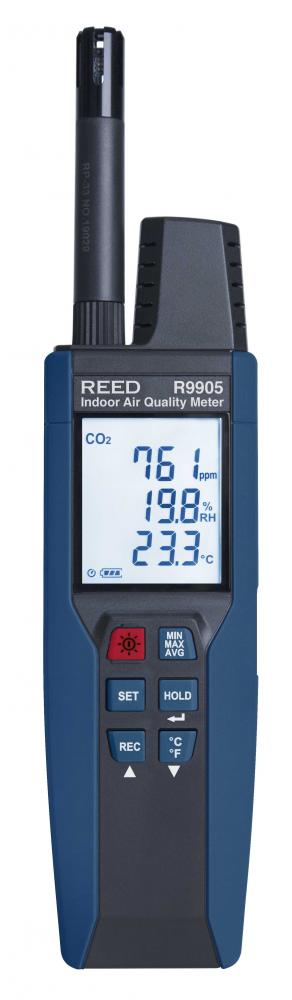 REED R9905 Data Logging Indoor Air Quality Meter<span class=' ItemWarning' style='display:block;'>Item is usually in stock, but we&#39;ll be in touch if there&#39;s a problem<br /></span>