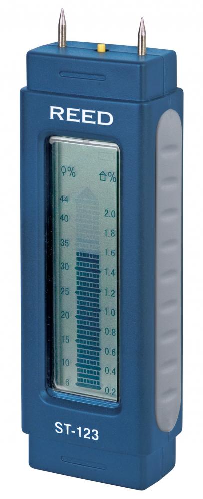 REED ST-123 Wood Moisture Detector<span class=' ItemWarning' style='display:block;'>Item is usually in stock, but we&#39;ll be in touch if there&#39;s a problem<br /></span>