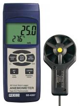 ITM - Reed Instruments SD-4207 - REED SD-4207 SD Series Vane Thermo-Anemometer, Datalogger, with Temperature