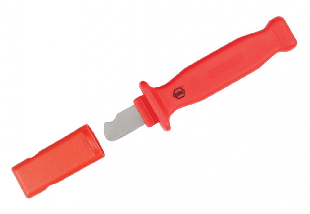 Insulated Cable Stripping Knife 35mm Notched Blade<span class=' ItemWarning' style='display:block;'>Item is usually in stock, but we&#39;ll be in touch if there&#39;s a problem<br /></span>