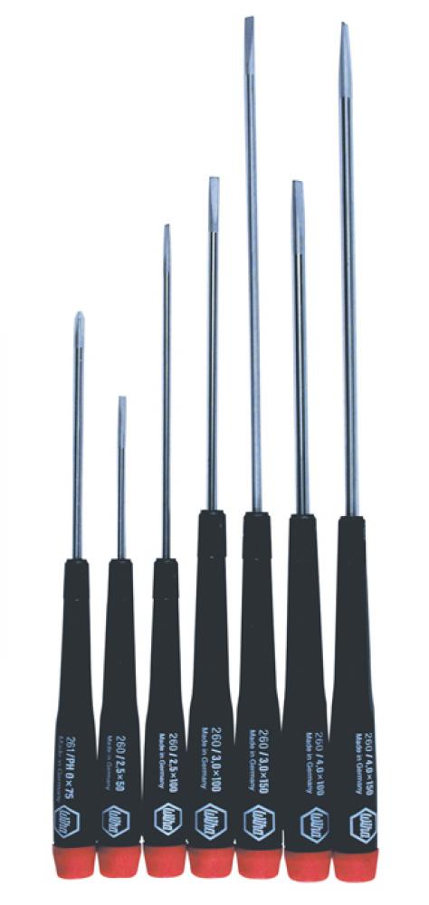 Precision Slotted/Phillips Screwdrivers 7 Piece Set<span class=' ItemWarning' style='display:block;'>Item is usually in stock, but we&#39;ll be in touch if there&#39;s a problem<br /></span>