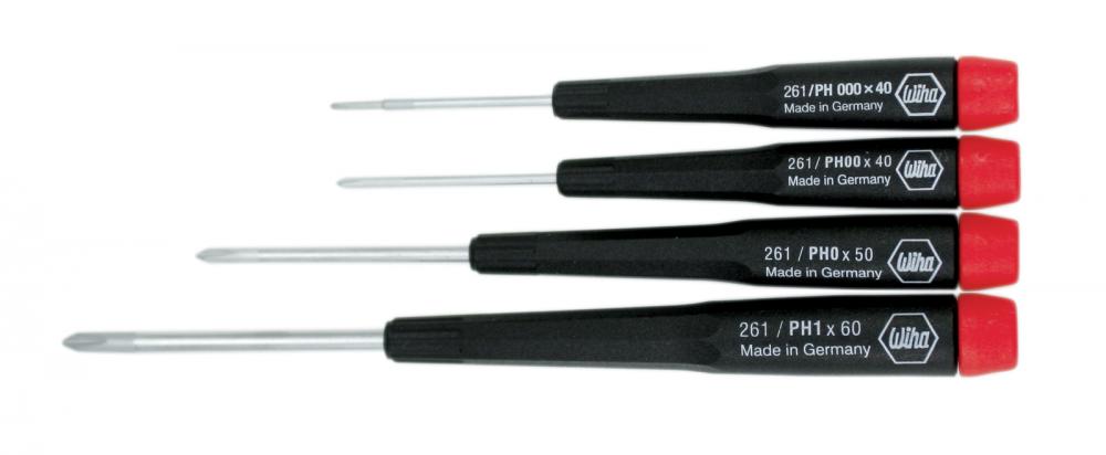 Precision Phillips Screwdrivers 4 Piece Set<span class=' ItemWarning' style='display:block;'>Item is usually in stock, but we&#39;ll be in touch if there&#39;s a problem<br /></span>