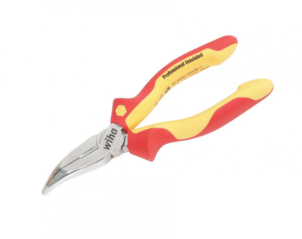 Insulated Bent Nose Pliers 6.3&#34;<span class=' ItemWarning' style='display:block;'>Item is usually in stock, but we&#39;ll be in touch if there&#39;s a problem<br /></span>