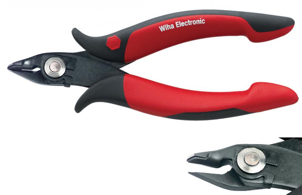 Electronic Diagonal Cutters Full Flush Wide Shape With Wire Holding Spring<span class=' ItemWarning' style='display:block;'>Item is usually in stock, but we&#39;ll be in touch if there&#39;s a problem<br /></span>