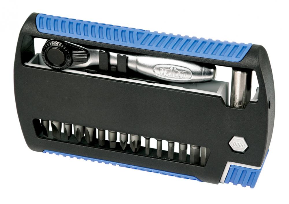 Slotted/Phillips/Square/Pozidriv/Hex Metric XLSelector Bit Set with Ratchet<span class=' ItemWarning' style='display:block;'>Item is usually in stock, but we&#39;ll be in touch if there&#39;s a problem<br /></span>