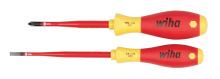 Wiha 32189 - Insulated SlimLine Slotted/Phillips Screwdrivers 2 Piece Set