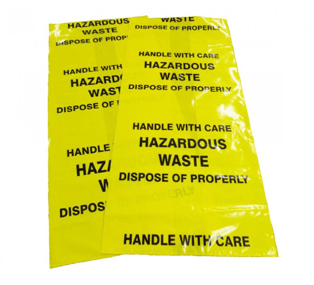 Hazardous Waste Disposal Bags<span class=' ItemWarning' style='display:block;'>Item is usually in stock, but we&#39;ll be in touch if there&#39;s a problem<br /></span>