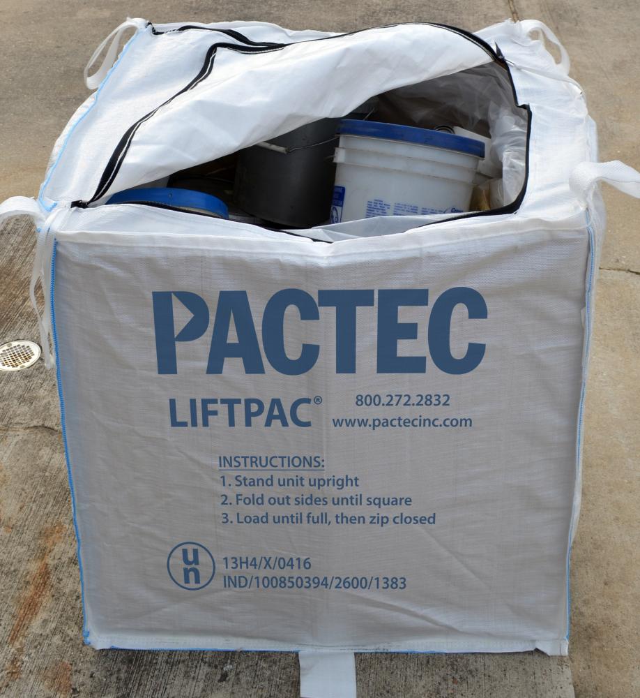 Self Standing FIBC<br> UN Rated X Disposal Bag<span class=' ItemWarning' style='display:block;'>Item is usually in stock, but we&#39;ll be in touch if there&#39;s a problem<br /></span>