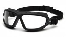 Pyramex Safety GB10010TM - Torser - Black strap/clear H2MAX anti-fog lens