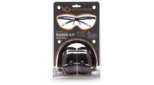 Pyramex Safety VGCOMBO8610 - Venture Gear - Venture Gear Combo Packs - Ever-Lite Black Frame/Clear Lens with PM8010 Gray Ear Muff