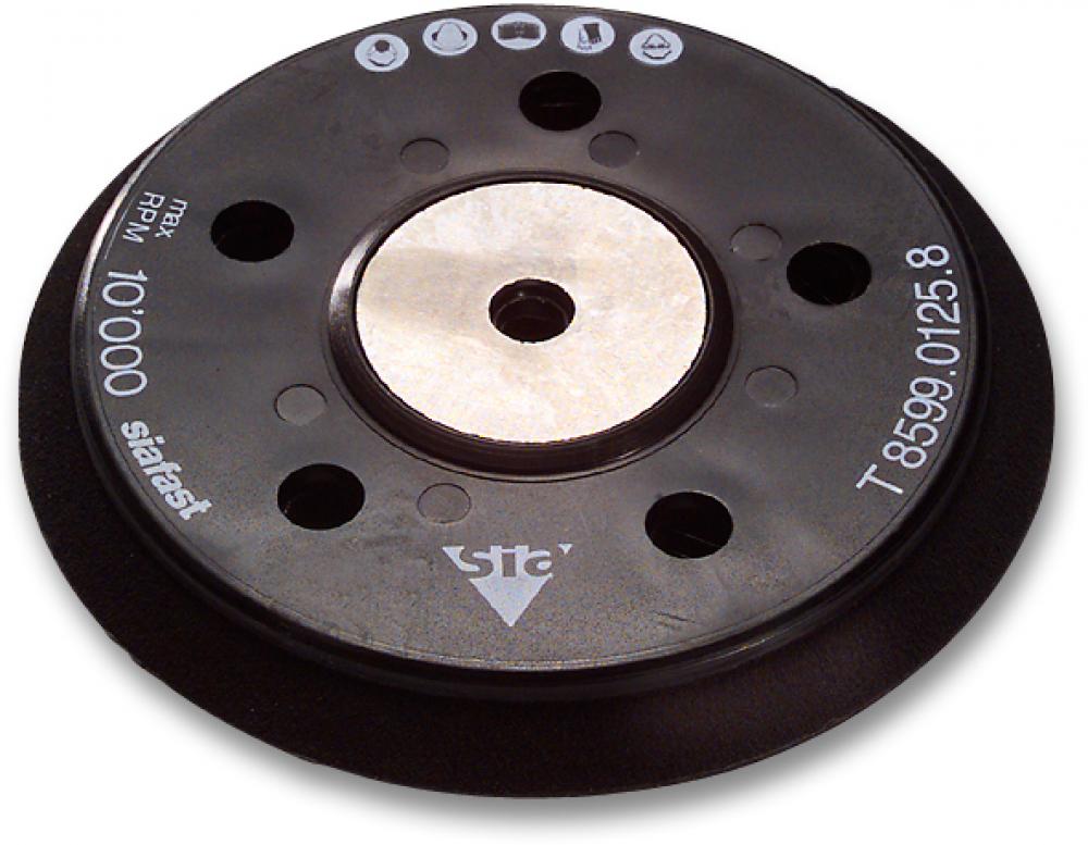 SIA | backing pad for random orbit sander | 125 mm<span class=' ItemWarning' style='display:block;'>Item is usually in stock, but we&#39;ll be in touch if there&#39;s a problem<br /></span>