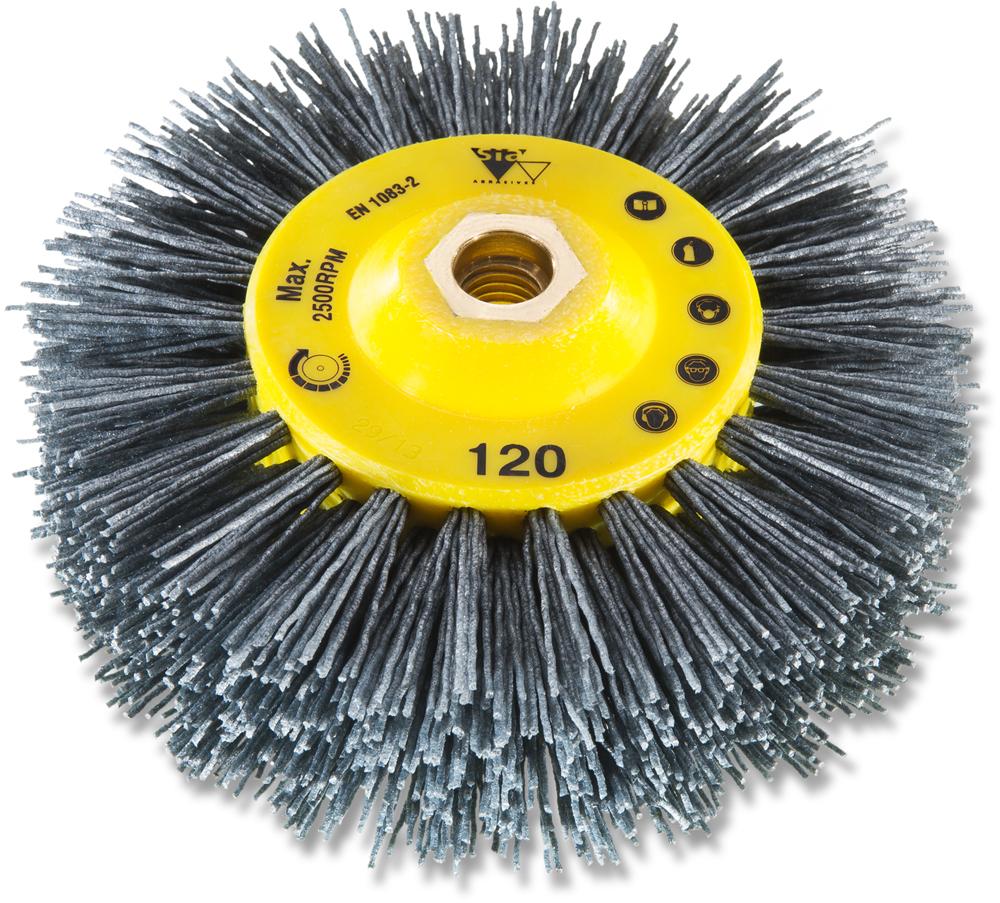 SIA | circular brushes | 140 mm | Grit 120<span class=' ItemWarning' style='display:block;'>Item is usually in stock, but we&#39;ll be in touch if there&#39;s a problem<br /></span>