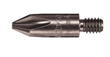 Vega Industries 122430P2 - Vega Phillips #2 12-24 Threaded Bit x 1-3/16"