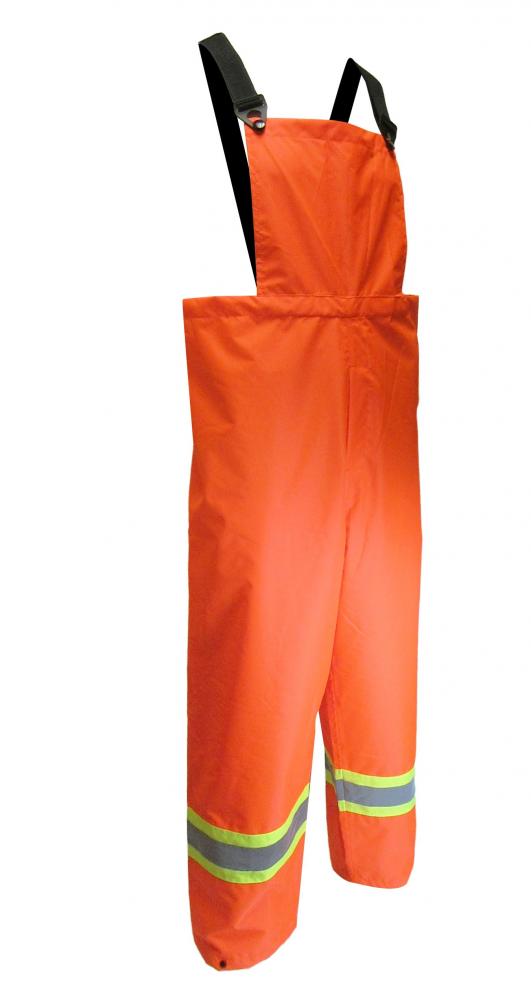 OXFORD POLYESTER BIB PANTS WITH REFLECTIVE STRIPES<span class=' ItemWarning' style='display:block;'>Item is usually in stock, but we&#39;ll be in touch if there&#39;s a problem<br /></span>