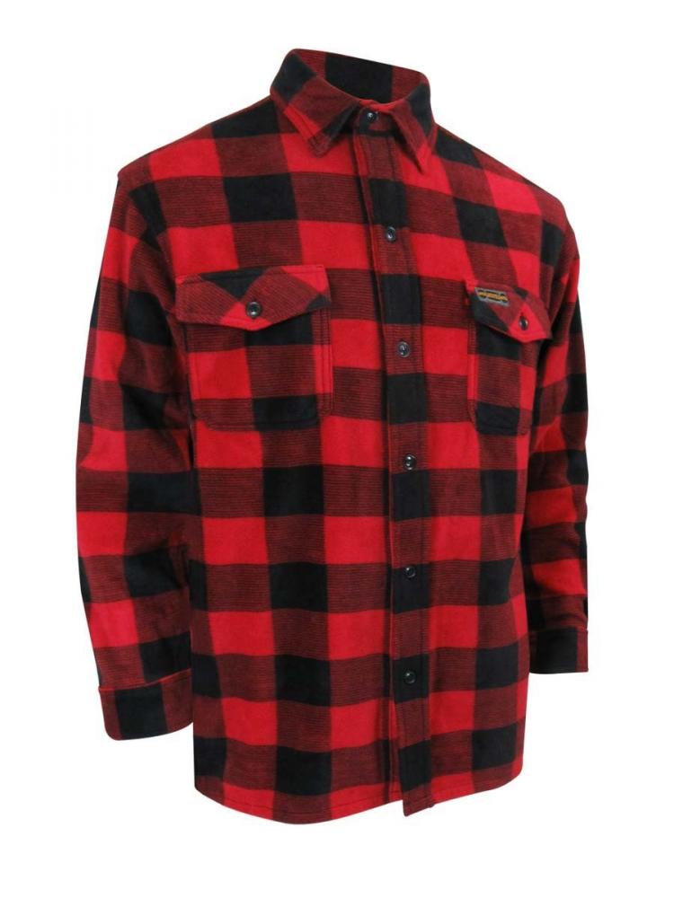 POLAR FLEECE SHIRT WITH REGULAR PLASTIC BUTTONS. DOUBLE BACK<span class=' ItemWarning' style='display:block;'>Item is usually in stock, but we&#39;ll be in touch if there&#39;s a problem<br /></span>