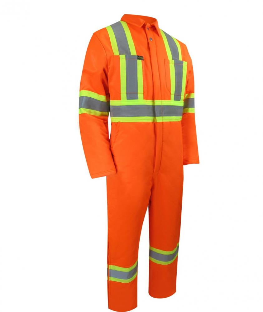 INSULATED COVERALL WITH ZIPPER ON THE LEGS AND REFLECTIVE STRIPES<span class=' ItemWarning' style='display:block;'>Item is usually in stock, but we&#39;ll be in touch if there&#39;s a problem<br /></span>