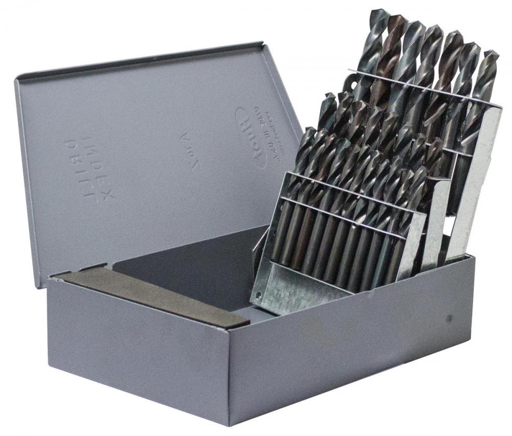 STM 1/2&#34; - 1&#34; 33pc HSS Screw Machine Length Drill Set<span class=' ItemWarning' style='display:block;'>Item is usually in stock, but we&#39;ll be in touch if there&#39;s a problem<br /></span>