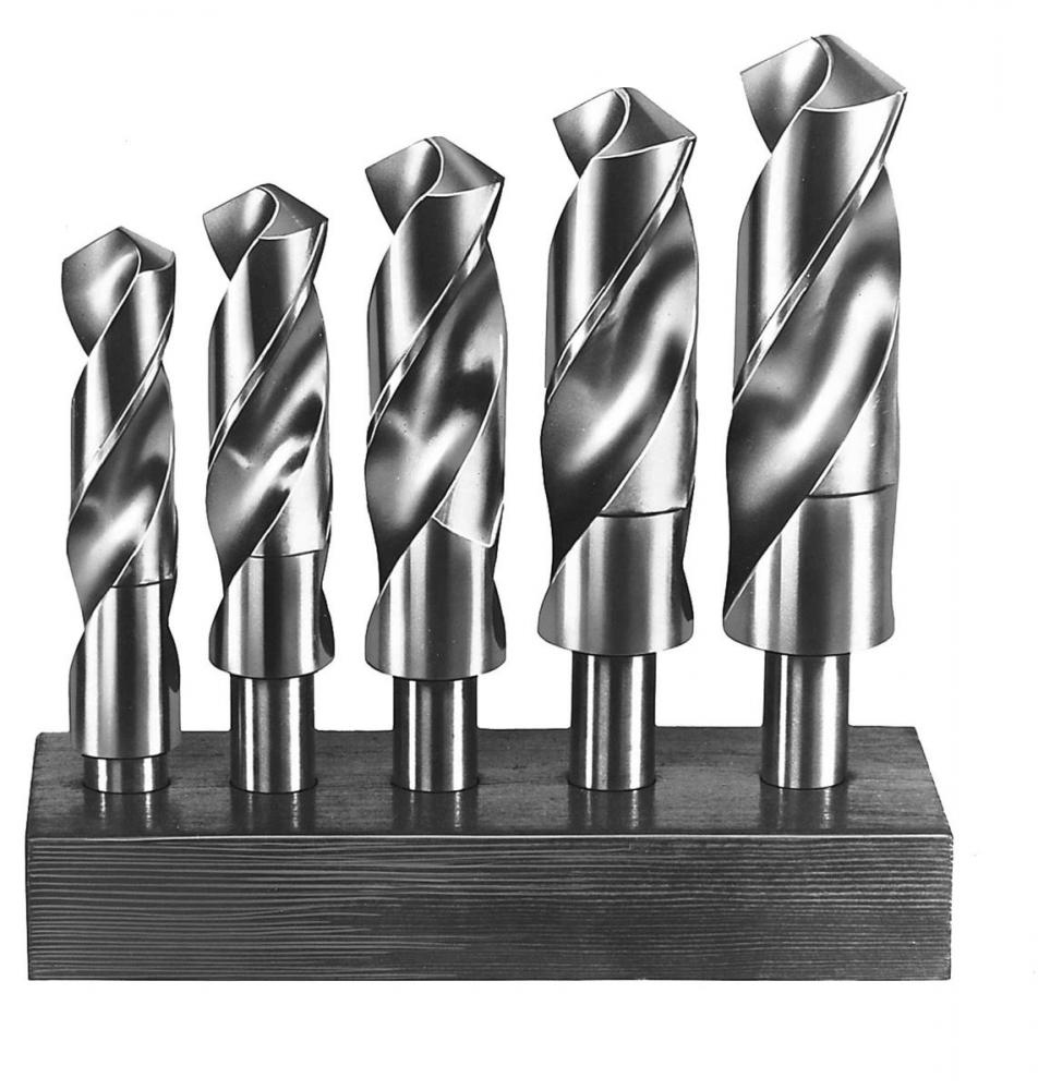 STM Premium 1&#34; - 1-1/2&#34; 5pc HSS 3/4&#34; Reduced Shank Drill Set<span class=' ItemWarning' style='display:block;'>Item is usually in stock, but we&#39;ll be in touch if there&#39;s a problem<br /></span>