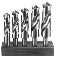 Sowa Tool 113-922 - STM Premium 1" - 1-1/2" 5pc HSS 3/4" Reduced Shank Drill Set