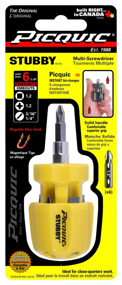 STUBBY Multibit Driver Carded Asst<span class=' ItemWarning' style='display:block;'>Item is usually in stock, but we&#39;ll be in touch if there&#39;s a problem<br /></span>