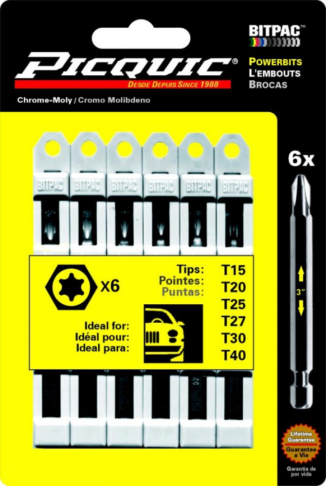 TorxÂ® BitPac Set White<span class=' ItemWarning' style='display:block;'>Item is usually in stock, but we&#39;ll be in touch if there&#39;s a problem<br /></span>