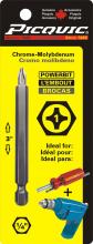 Picquic Tool Company Inc 88021 - 3 inch Phillips # 1 Powerbit Carded