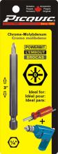 Picquic Tool Company Inc 88030 - 3 inch PozidrivÂ® # 0 Powerbit Carded