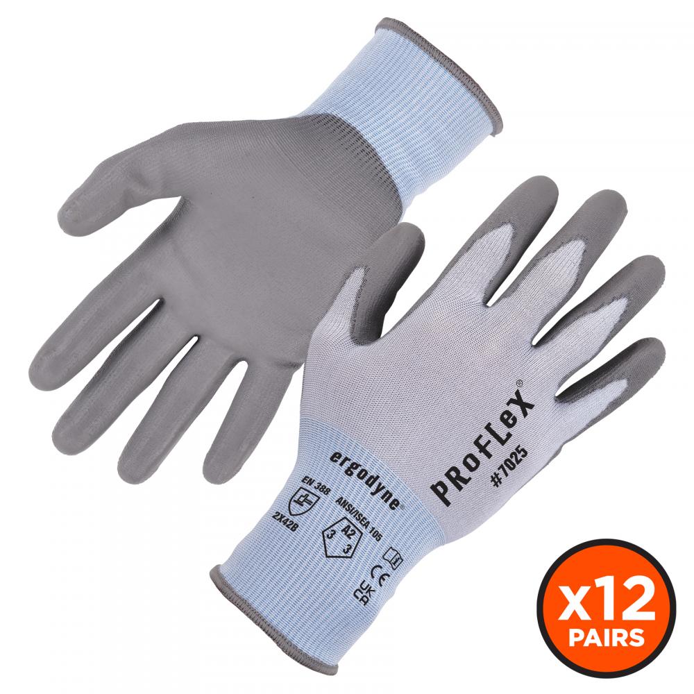 7025 12-pair M Blue ANSI A2 PU Coated CR Gloves<span class=' ItemWarning' style='display:block;'>Item is usually in stock, but we&#39;ll be in touch if there&#39;s a problem<br /></span>