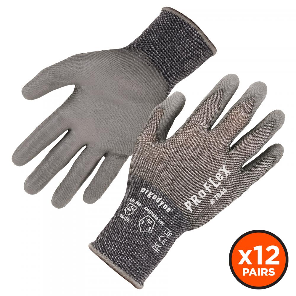 7044 12-pair 2XL Gray ANSI A4 PU Coated CR Gloves<span class=' ItemWarning' style='display:block;'>Item is usually in stock, but we&#39;ll be in touch if there&#39;s a problem<br /></span>