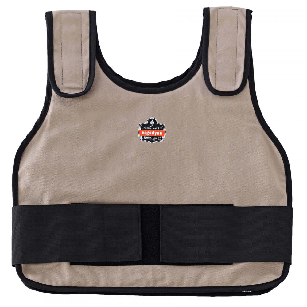 6235 S/M Khaki Standard Phase Change Cooling Vest - Vest Only<span class=' ItemWarning' style='display:block;'>Item is usually in stock, but we&#39;ll be in touch if there&#39;s a problem<br /></span>