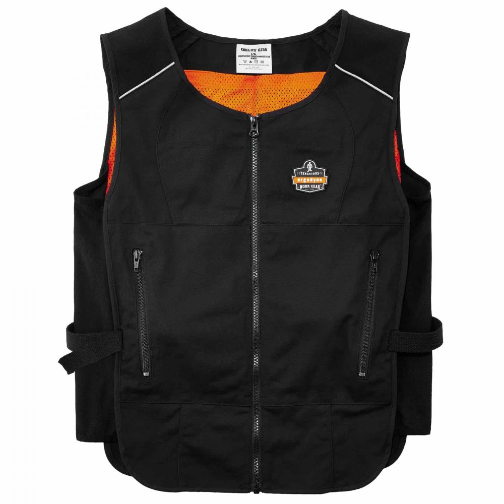 6255 L/XL Black Lightweight Phase Change Cooling Vest Only<span class=' ItemWarning' style='display:block;'>Item is usually in stock, but we&#39;ll be in touch if there&#39;s a problem<br /></span>