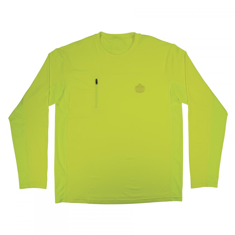 6689 S Lime Cooling Long Sleeve Sun Shirt with UV Protection<span class=' ItemWarning' style='display:block;'>Item is usually in stock, but we&#39;ll be in touch if there&#39;s a problem<br /></span>