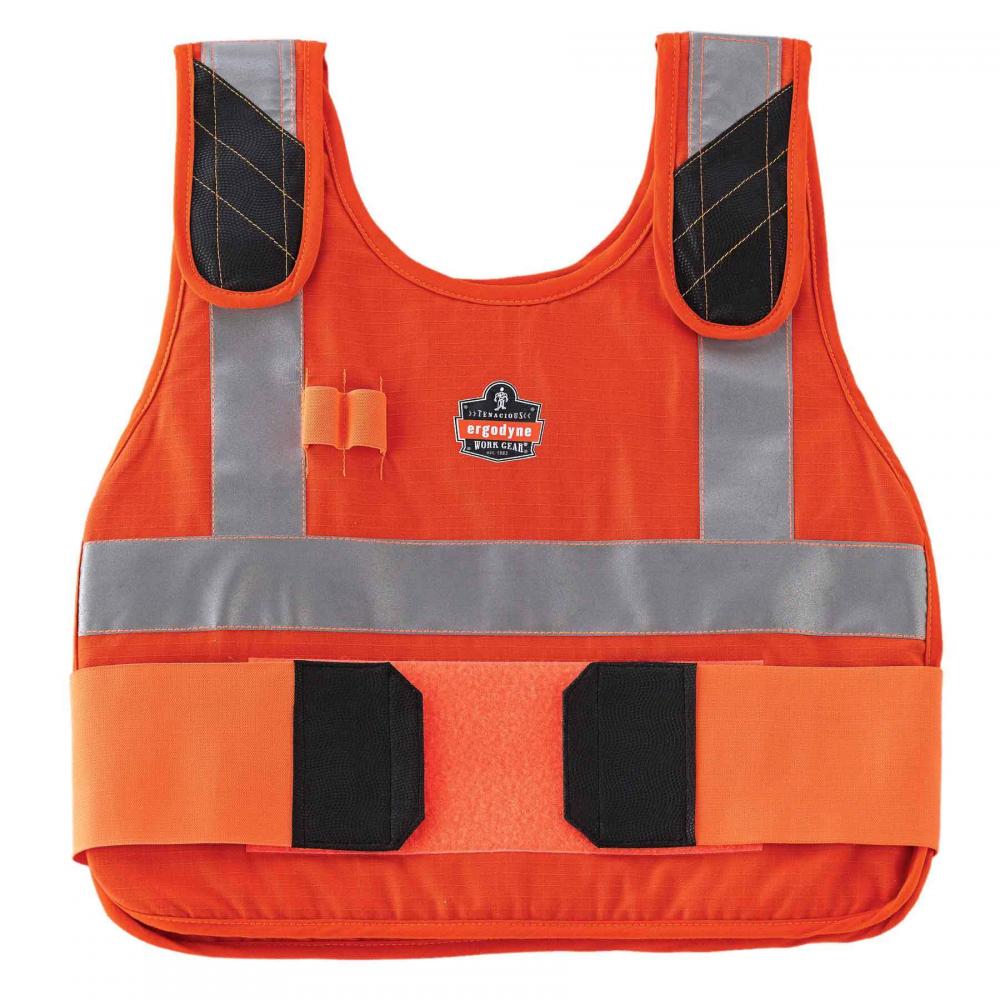 6225 S/M Orange Premium FR Phase Change Cooling Vest - Vest Only<span class=' ItemWarning' style='display:block;'>Item is usually in stock, but we&#39;ll be in touch if there&#39;s a problem<br /></span>