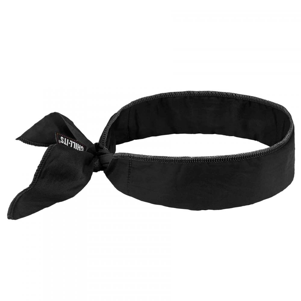 6702 Black Cooling Bandana - Embedded Polymers - Tie<span class=' ItemWarning' style='display:block;'>Item is usually in stock, but we&#39;ll be in touch if there&#39;s a problem<br /></span>