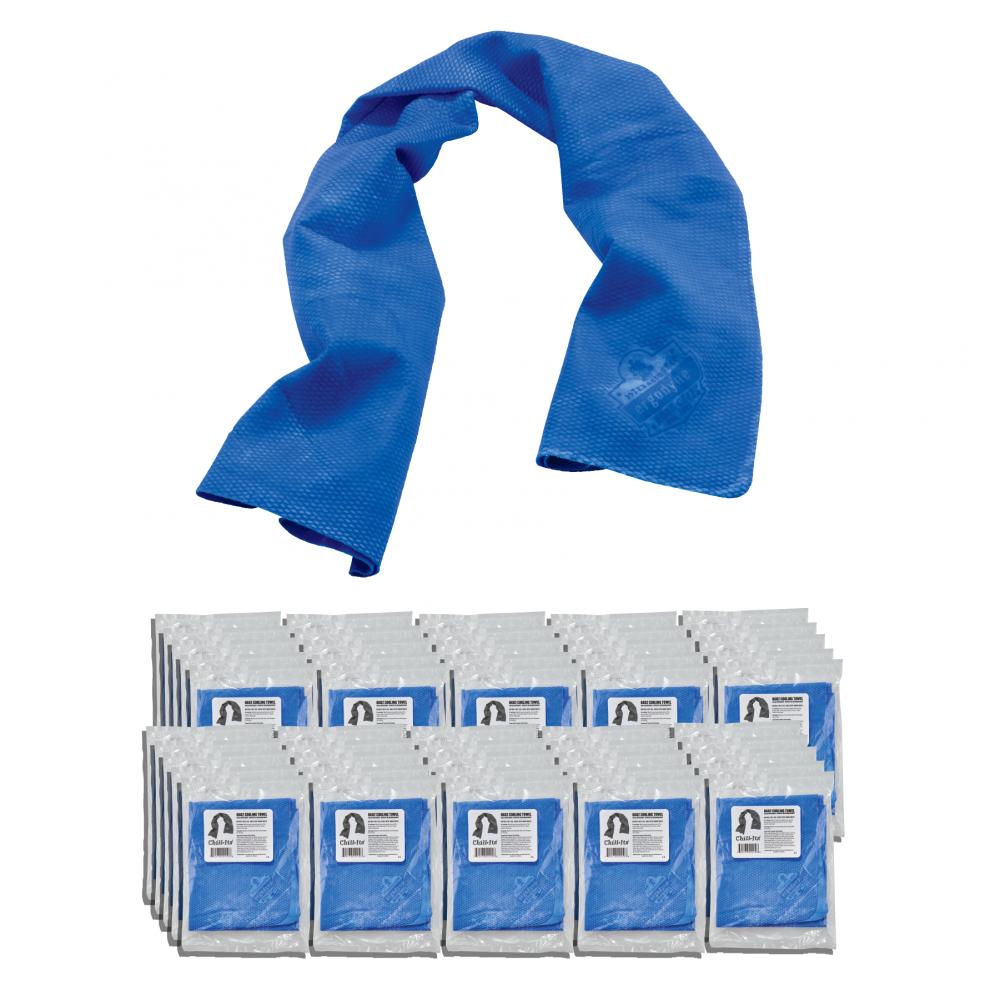 6602 50-pack Blue Evaporative Cooling Towel - PVA<span class=' ItemWarning' style='display:block;'>Item is usually in stock, but we&#39;ll be in touch if there&#39;s a problem<br /></span>