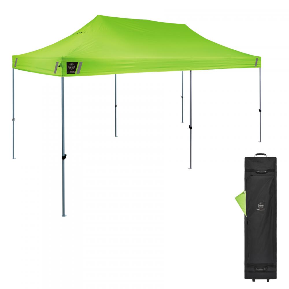 6015 Pallet of 10 Lime Heavy-Duty Pop-Up Tent - 10ft x 20ft<span class=' ItemWarning' style='display:block;'>Item is usually in stock, but we&#39;ll be in touch if there&#39;s a problem<br /></span>