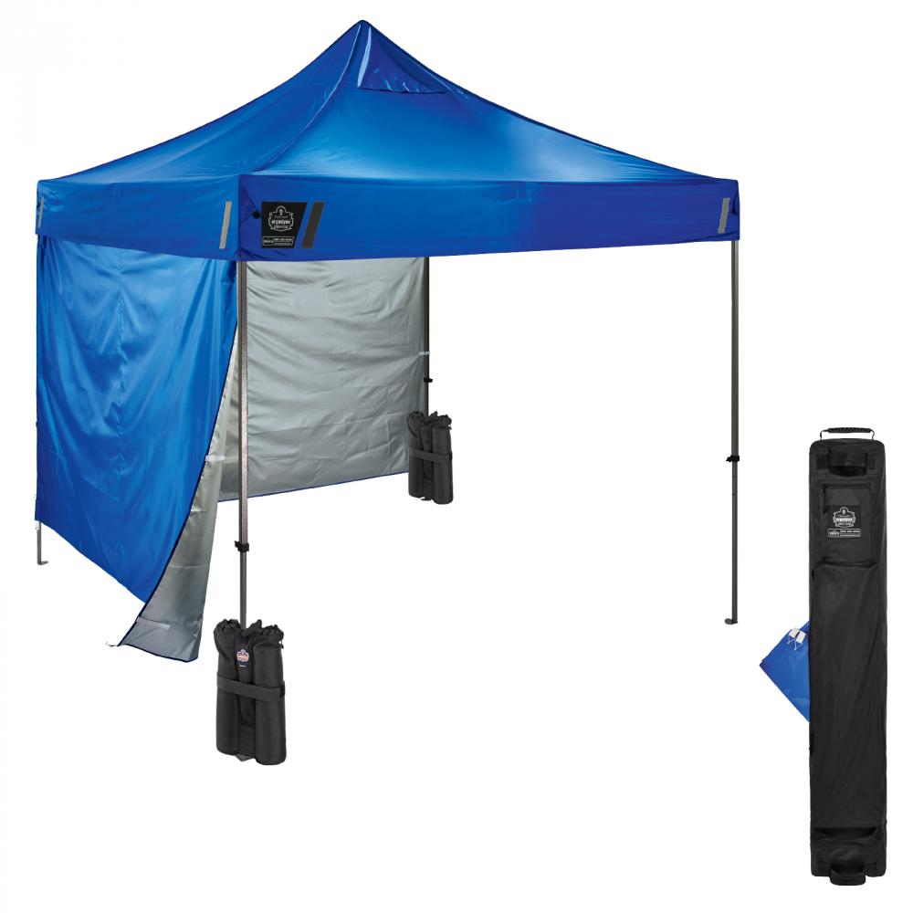 6051 Single Blue Heavy-Duty Pop-Up Tent Kit - 10ft x 10ft<span class=' ItemWarning' style='display:block;'>Item is usually in stock, but we&#39;ll be in touch if there&#39;s a problem<br /></span>