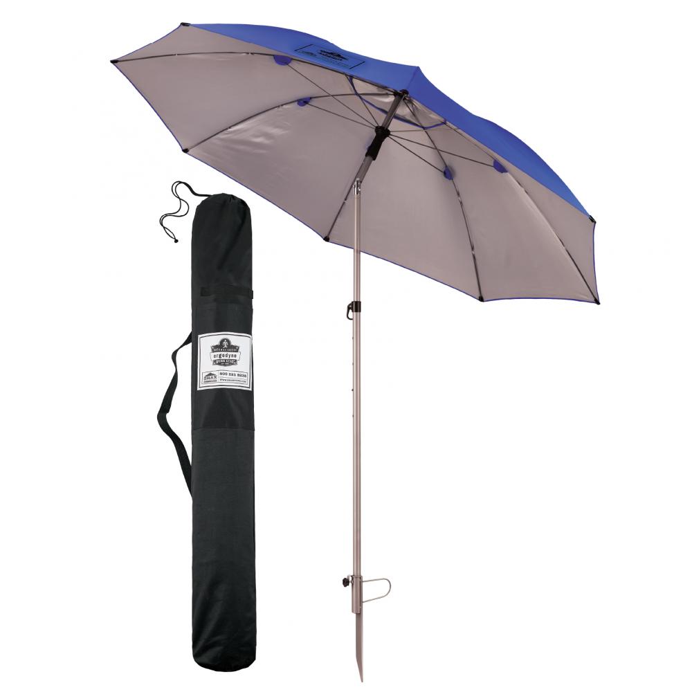 6100 Blue Lightweight Work Umbrella<span class=' ItemWarning' style='display:block;'>Item is usually in stock, but we&#39;ll be in touch if there&#39;s a problem<br /></span>