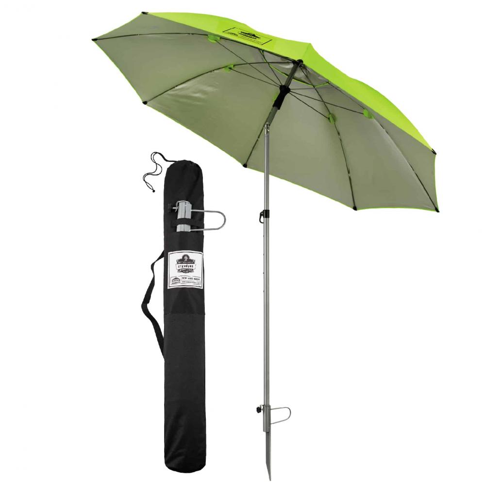 6100 Lime Lightweight Work Umbrella<span class=' ItemWarning' style='display:block;'>Item is usually in stock, but we&#39;ll be in touch if there&#39;s a problem<br /></span>