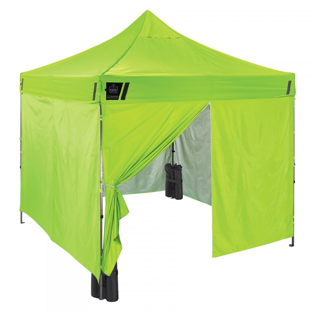 6053 Single Lime Enclosed Pop-Up Tent Kit - 10ft x 10ft<span class=' ItemWarning' style='display:block;'>Item is usually in stock, but we&#39;ll be in touch if there&#39;s a problem<br /></span>