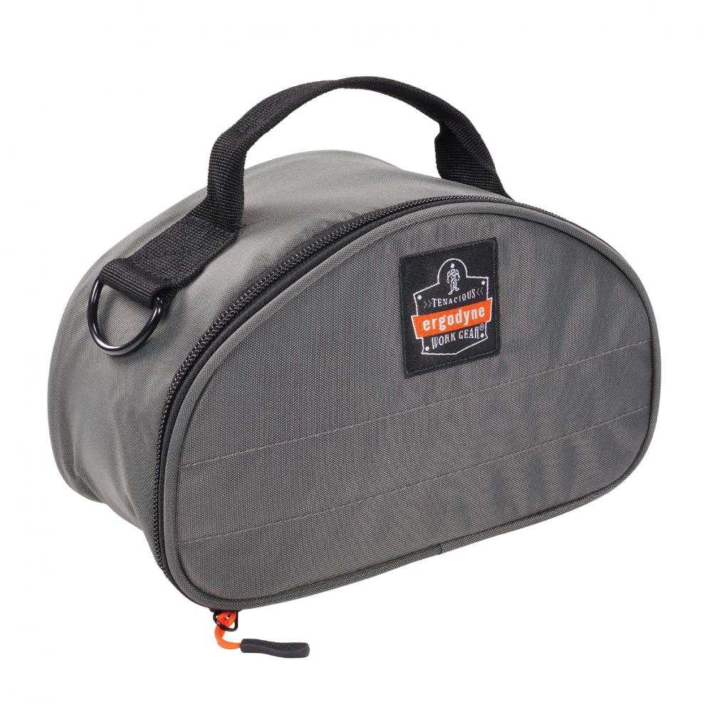 5187 Gray Clamshell Half Respirator Bag - Zipper Closure<span class=' ItemWarning' style='display:block;'>Item is usually in stock, but we&#39;ll be in touch if there&#39;s a problem<br /></span>