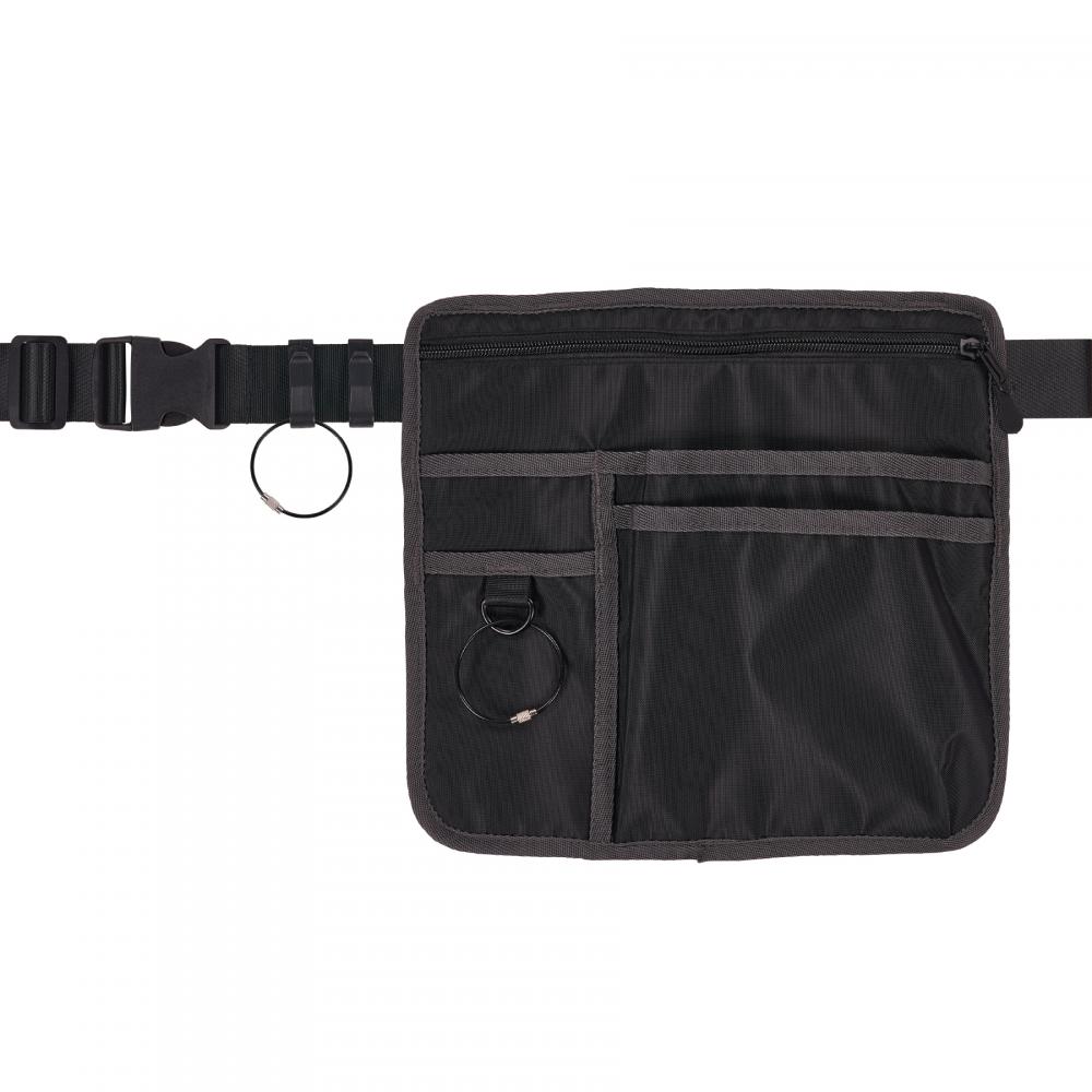 5716 Black Server Apron Pouch with Pockets<span class=' ItemWarning' style='display:block;'>Item is usually in stock, but we&#39;ll be in touch if there&#39;s a problem<br /></span>