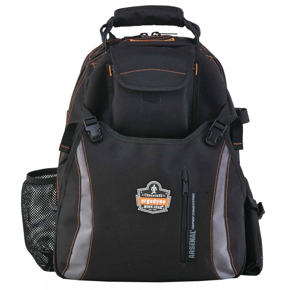 5843 Black Tool Backpack Dual Compartment<span class=' ItemWarning' style='display:block;'>Item is usually in stock, but we&#39;ll be in touch if there&#39;s a problem<br /></span>