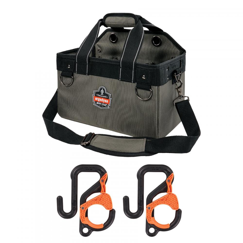 5846 S Gray Bucket Truck Tool Bag with Bucket Hooks Kit<span class=' ItemWarning' style='display:block;'>Item is usually in stock, but we&#39;ll be in touch if there&#39;s a problem<br /></span>