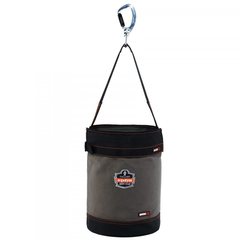 5940T L Gray Swiveling Carabiner Canvas Hoist Bucket and Top<span class=' ItemWarning' style='display:block;'>Item is usually in stock, but we&#39;ll be in touch if there&#39;s a problem<br /></span>