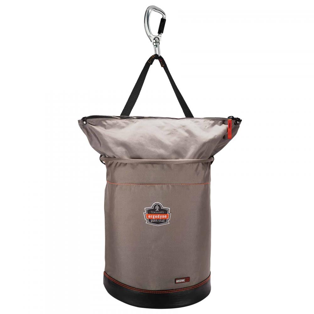 5976 XL Gray XL Hoist Bucket - Swiveling Carabiner - Zipper<span class=' ItemWarning' style='display:block;'>Item is usually in stock, but we&#39;ll be in touch if there&#39;s a problem<br /></span>