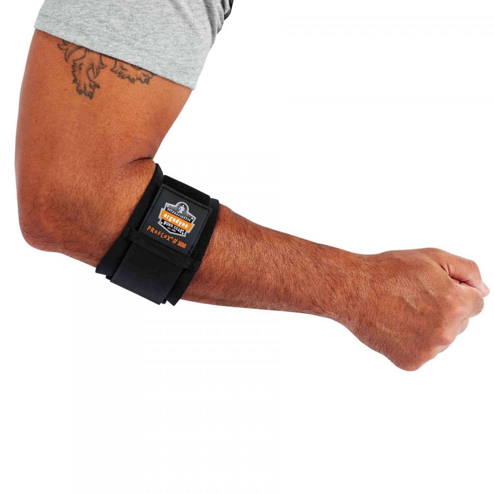 500 L Black Elbow Brace Strap<span class=' ItemWarning' style='display:block;'>Item is usually in stock, but we&#39;ll be in touch if there&#39;s a problem<br /></span>