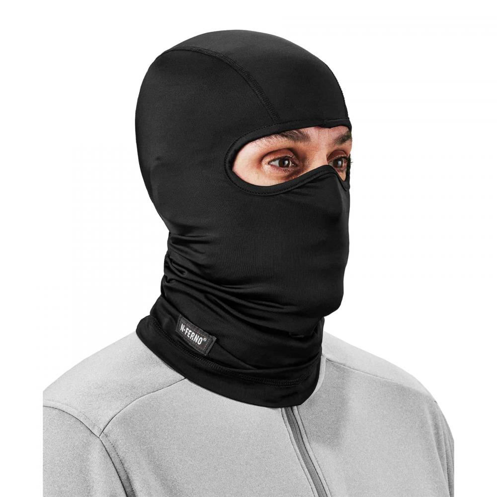 6832 Black Balaclava Face Mask - Spandex<span class=' ItemWarning' style='display:block;'>Item is usually in stock, but we&#39;ll be in touch if there&#39;s a problem<br /></span>