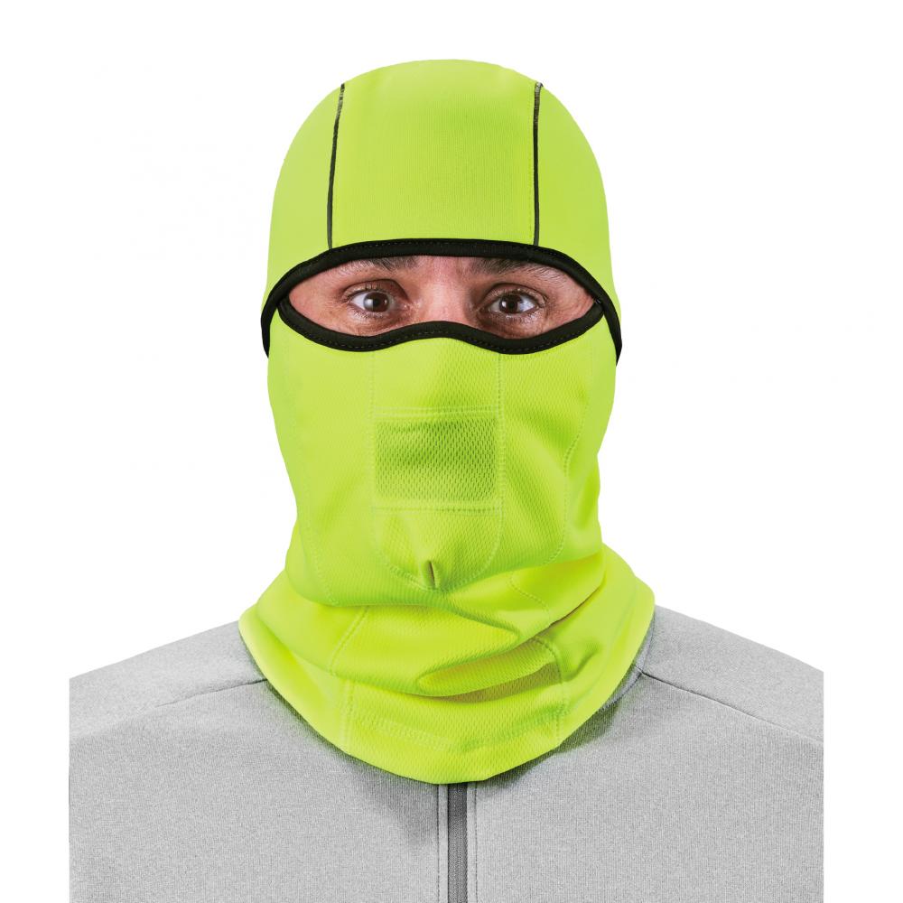 6823 Lime Hinged Balaclava Face Mask<span class=' ItemWarning' style='display:block;'>Item is usually in stock, but we&#39;ll be in touch if there&#39;s a problem<br /></span>